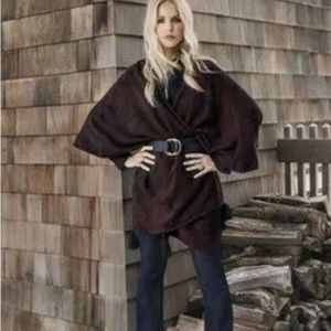 Anthropologie Cleobella Shawl Poncho Wrap Knit Cardigan. Like New